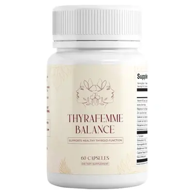 Thyrafemme Balance supplement for thyroid and hormonal support