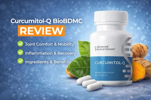 Curcumitol-Q BioBDMC curcumin supplement review for joint and inflammation support