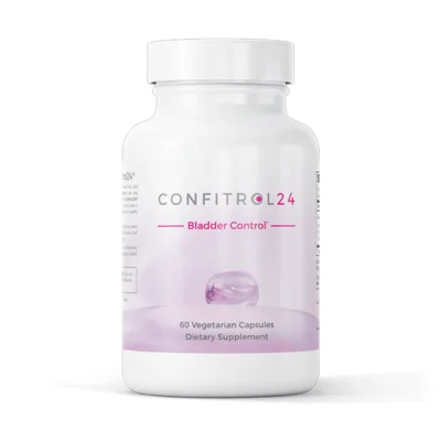 Confitrol24 supplement bottle for women’s bladder comfort and wellness support