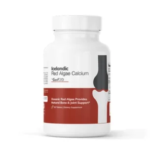 GenF20 Calcium supplement bottle for bone density and joint support
