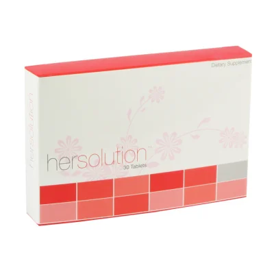 HerSolution supplement bottle for women’s vitality and intimate wellness support